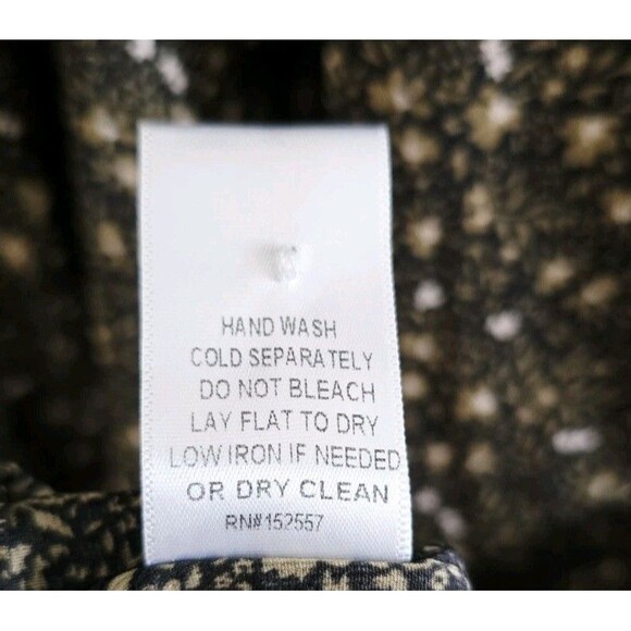 BALTIC BORN Pele Tiered Midi Dress Dark Floral Smocked Black Size XL - Picture 6 of 12